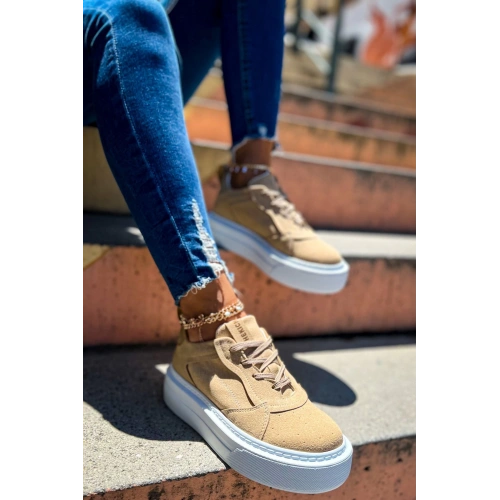 CH187 - SBT Kadın Ayakkabı KUM