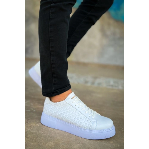 CH203 OBT Knitwear Mens Shoes WHITE