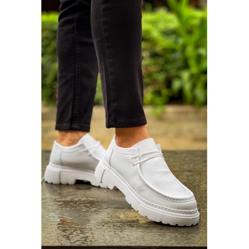 CH2404 - CBT Castle Erkek Ayakkabı BEYAZ