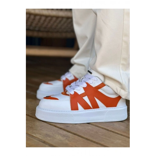 CH2407 CBT Star-X Mens Sports Shoes White/Orange
