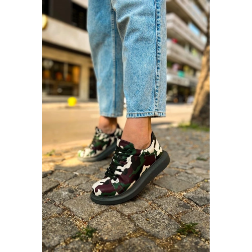CH252 - RRT Printed Erkek Ayakkabı 306 YESIL KAMUFLAJ