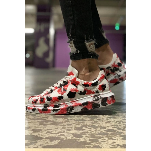 CH254 CBT Pittura Mens Shoes 409 RED / BLACK