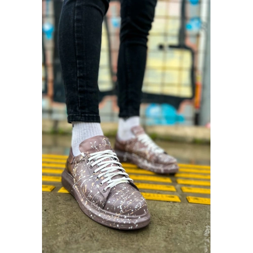 CH254 CBT Pittura Mens Shoes 548 COFFEE / WHITE SPLUSH