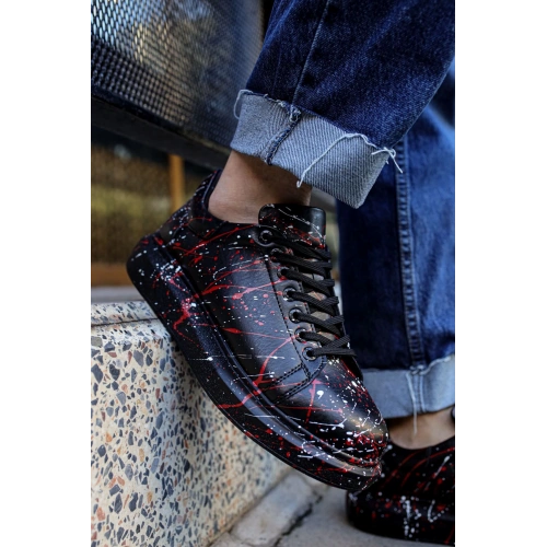 CH254 - CST Pittura Erkek Ayakkabı 471 BEYAZ / KIRMIZI SPLUSH