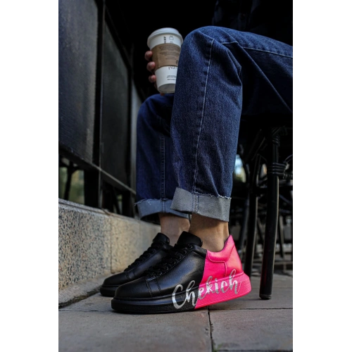 CH254 - CST Pittura Erkek Ayakkabı 477 SIYAH / PEMBE  CHEKICH