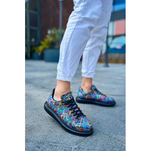CH254 - CST Pittura Erkek Ayakkabı 538 CRAZY SPLUSH SIYAH