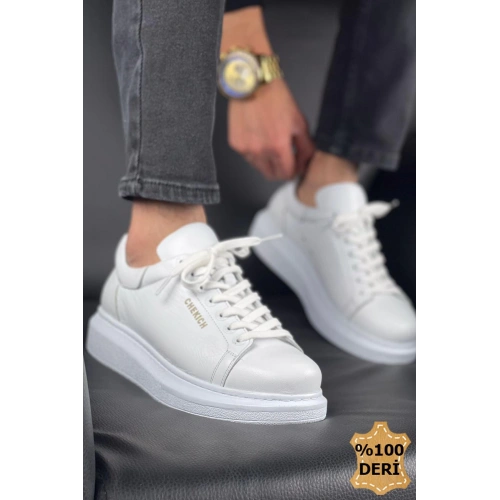 CH257 - DBT Estrella Deri Erkek Ayakkabı BEYAZ