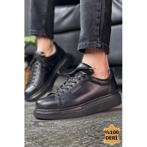 CH257 - DST Estrella Deri Erkek Ayakkabı SIYAH
