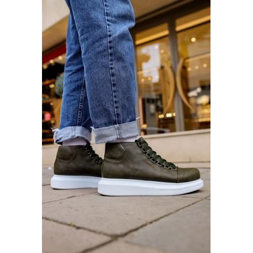 CH258 CBT Rome Mens Boots KHAKI