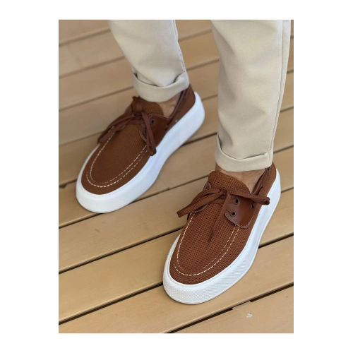 CH2602 - Triko Erkek Ayakkabı KAHVE