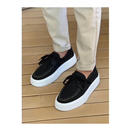 CH2602 - Triko Erkek Ayakkabı SIYAH