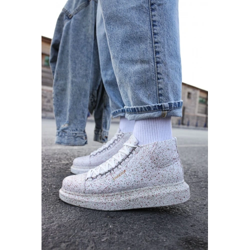 CH263 CBT Lyse Mens Shoes 457 RED / GREEN SIM