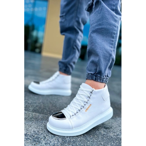 CH267 CBT Roma Mirror Mens Boot WHITE