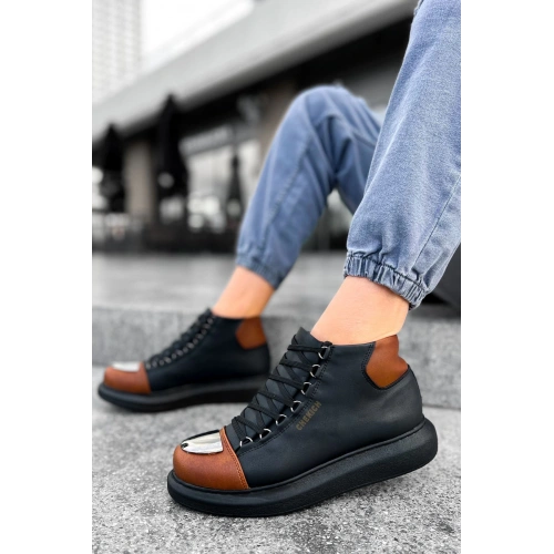 CH267 GST Roma Mirror Mens Boot BLACK/TAN