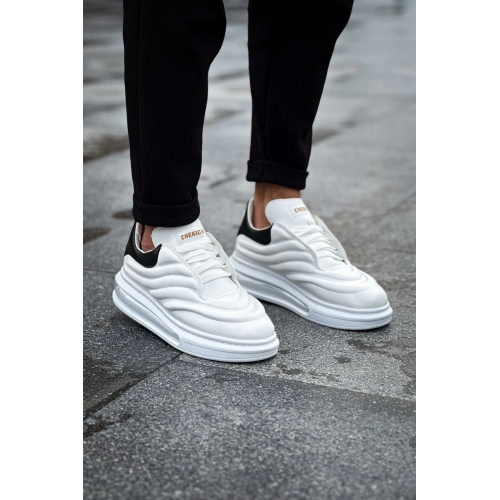 CH299 - GBT Sollıevo Erkek Ayakkabı BEYAZ/SIYAH