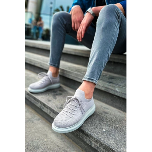 CH307 - RT Tricot Erkek Ayakkabı GRI