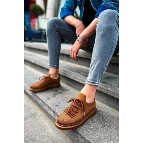 CH307 - RT Tricot Erkek Ayakkabı KAHVE