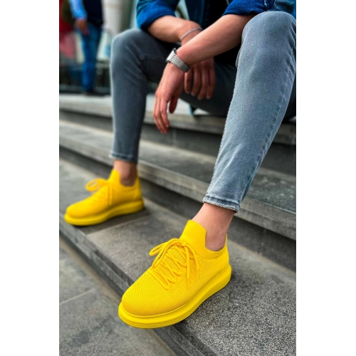 CH307 - RT Tricot Erkek Ayakkabı SARI