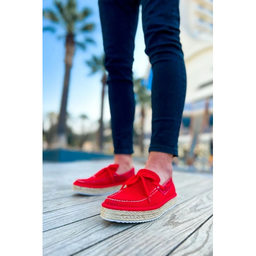 CH311 Espadrilles Mens Shoes RED
