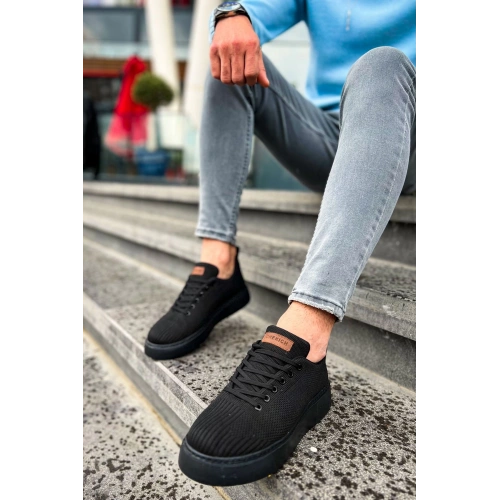 CH413 TST Crew Mens Shoes BLACK