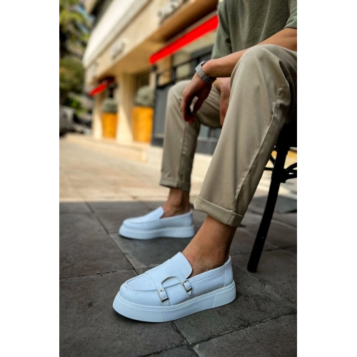 CH417 CBT Mancini Mens Shoes WHITE