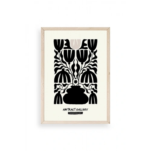 Çiçek Ahşap Çerçeveli Tablo 23 x 30