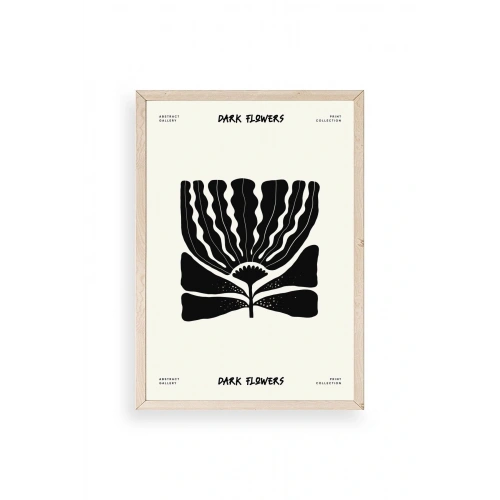 Çiçek Ahşap Çerçeveli Tablo 23 x 30