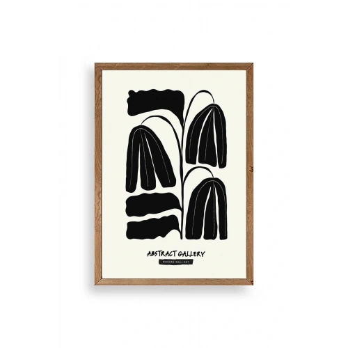 Çiçek Ahşap Çerçeveli Tablo 23 x 30