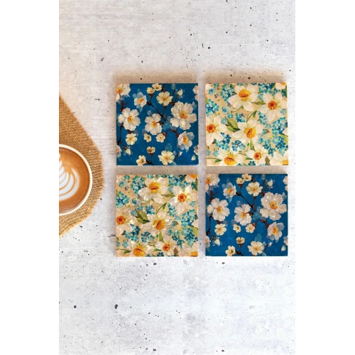 Çiçek Bardak Altlığı