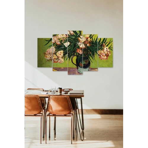Çiçekler 5 Parçalı Mdf Tablo 60 x 100