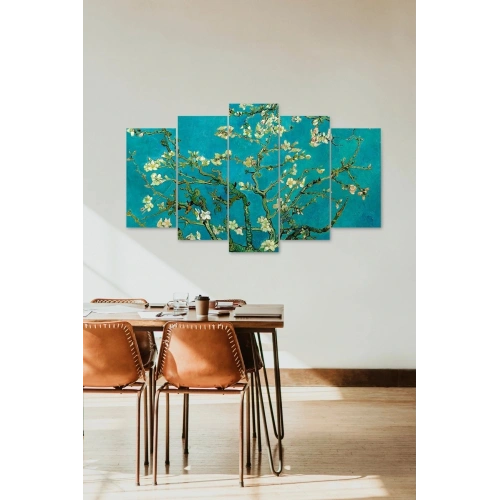 Çiçekler 5 Parçalı Mdf Tablo 60 x 100