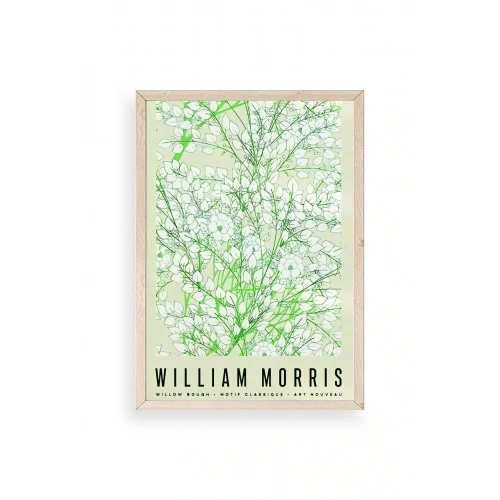 Çiçekler Ahşap Çerçeveli Tablo 17 x 23