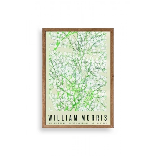 Çiçekler Ahşap Çerçeveli Tablo 23 x 30