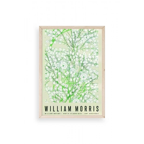 Çiçekler Ahşap Çerçeveli Tablo 30 x 42