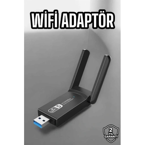 Çift Bant Wifi Adaptörü Usb 3.0 1200 Mbps Hızında