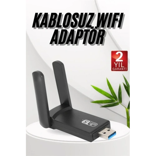 Çift Bantlı Wifi Adaptörü 2si 1 Arada Usb 3.0