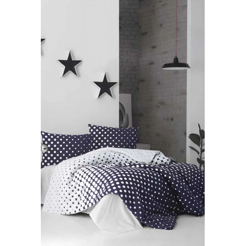 Double Bed Duvet Cover Set Cotton Night Stars