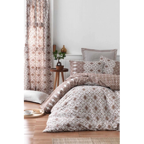 Çift Kişilik Ranforce Nevresim Takımı %100 Pamuklu Güneş