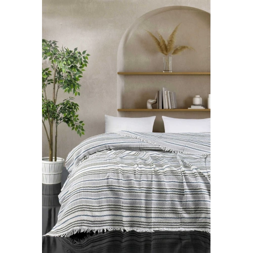 Double Bedspread Pike Sun Khaki 200 x 230 Cm