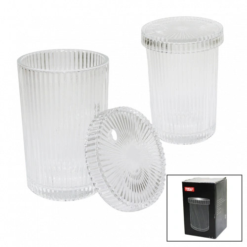 ÇİZGİLİ - CAM BARDAK KAPAKLI - PİPETLİ - ORİGAMİ SİTİLKAHVE - SUNUM - MEŞRUBAT (5365)