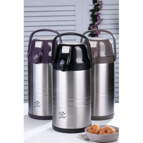 CKR-2008 3.5LT  POMPALI ÇELİK TERMOS (5365)