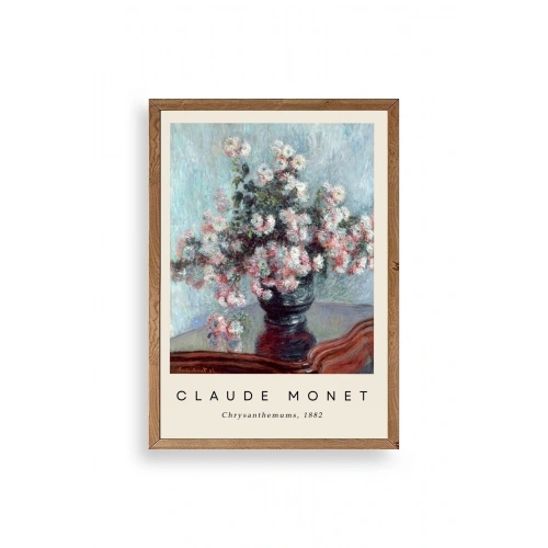 Claude Monet Ahşap Çerçeveli Tablo 17 x 23