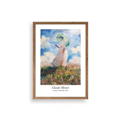 Claude Monet Ahşap Çerçeveli Tablo 17 x 23