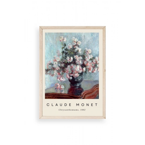 Claude Monet Ahşap Çerçeveli Tablo 23 x 30