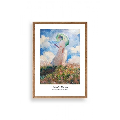 Claude Monet Ahşap Çerçeveli Tablo 30 x 42