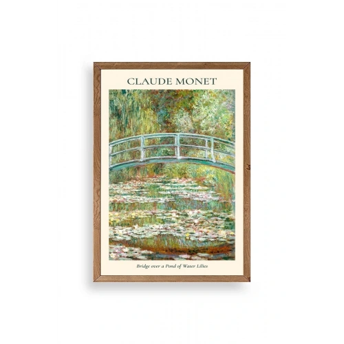 Claude Monet Ahşap Çerçeveli Tablo 50 x 70