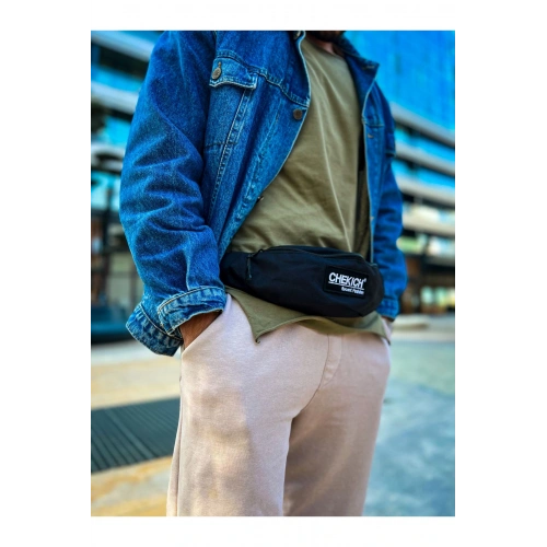 CNT002 - Keten Erkek Çapraz Çantası SIYAH