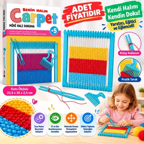 Çocuklar İçin Eğlenceli Halı 4432 +5 Yaş