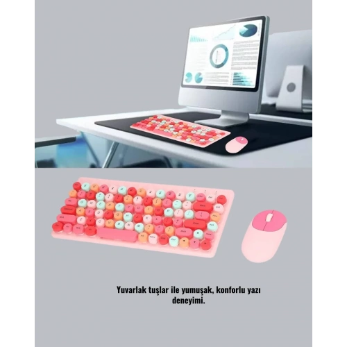 Çoklu Cihaz Desteği İle Kablosuz Bluetooth Klavye