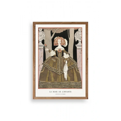 Costume de Worth Ahşap Çerçeveli Tablo 50 x 70